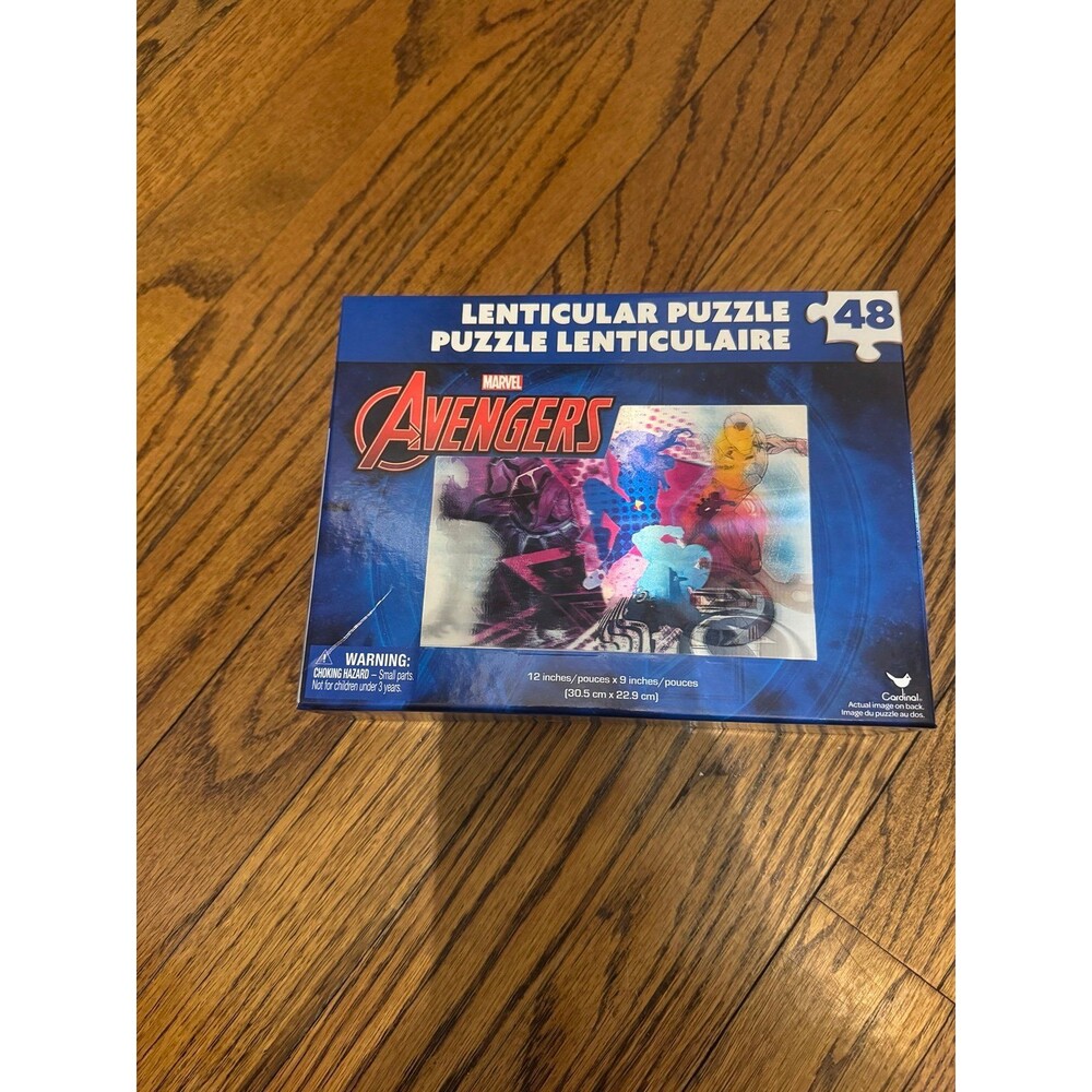 Cardinal Marvel Avengers 48-piece lenticular puzzle